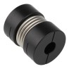 Ruland Aluminium Clamp Style Flexible Coupler 14 mm x 20 mm Bore, 41.3 mm OD, 50.8 mm Length, Stainless Steel MBC41-20-14-A