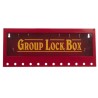 Brady 12 Padlock Lockout Station Metal Wall Lock Box Large Made of Powder Coated Steel METAL WALL LOCK BOX, LARGE