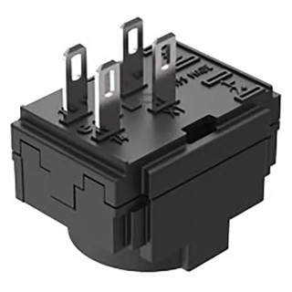 EAO Push Button Contact Block 250 V AC/DC 1 NO Solder Terminal 5A 61-8410.12