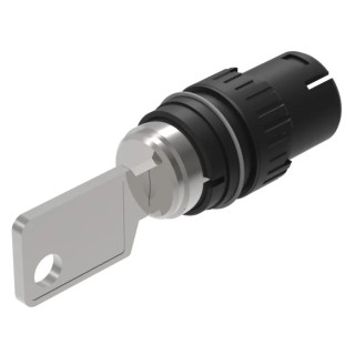 EAO IP65 Keylock Switch, 5A Current, 2-Position Latching, Standard Key, Square Bezel 