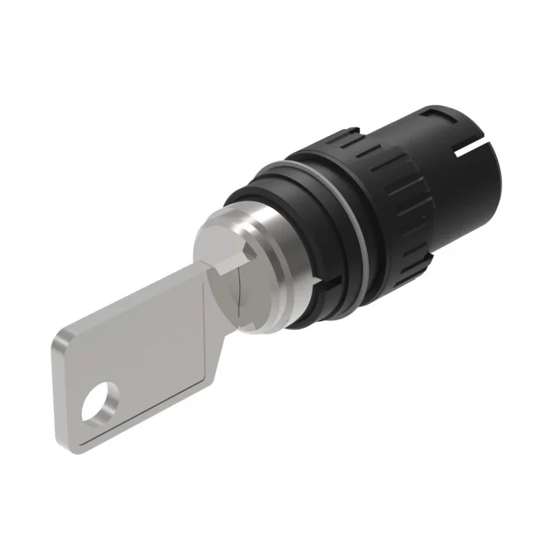 EAO IP65 Keylock Switch, 5A Current, 2-Position Latching, Standard Key, Square Bezel 