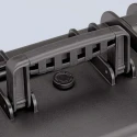 Knipex Robust45 Shockproof Dustproof Waterproof Plastic Tool Case 263x609x428 mm 45 Litres Load Capacity 35 kg 00 21 37 LE