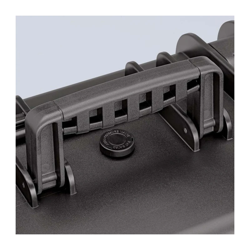 Knipex Robust45 Shockproof Dustproof Waterproof Plastic Tool Case 263x609x428 mm 45 Litres Load Capacity 35 kg 00 21 37 LE