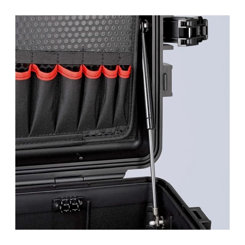 Knipex Robust45 Shockproof Dustproof Waterproof Plastic Tool Case 263x609x428 mm 45 Litres Load Capacity 35 kg 00 21 37 LE