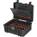 Knipex Robust34 Black Plastic Heavy Duty Tool Case 510 mm x 419 mm x 215 mm 34L Volume 7.1kg Weight 00 21 36 LE