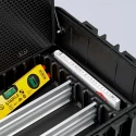 Knipex Robust45 Shockproof Dustproof Waterproof Plastic Tool Case 263x609x428 mm 45 Litres Load Capacity 35 kg 00 21 37 LE