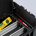 Knipex Robust45 Shockproof Dustproof Waterproof Plastic Tool Case 263x609x428 mm 45 Litres Load Capacity 35 kg 00 21 37 LE