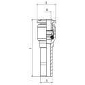 RS PRO Technopolymer Pneumatic Fitting Straight Tube-to-Tube Adaptor Push-in 10 mm to 8 mm, 20 bar 176-1868