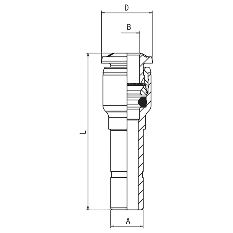RS PRO Technopolymer Pneumatic Fitting Straight Tube-to-Tube Adaptor Push-in 10 mm to 8 mm, 20 bar 176-1868