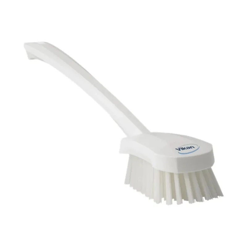 Vikan Hard Bristle White Scrubbing Brush 36 mm Bristle Length Polyester Bristle Material 41865