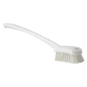 Vikan Hard Bristle White Scrubbing Brush 36 mm Bristle Length Polyester Bristle Material 41865