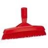 Vikan Hard Bristle Red Crevice Scrubbing Brush, 40 mm Bristle Length, Polyester Bristle Material 70404