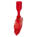 Vikan Hard Bristle Red Crevice Scrubbing Brush, 40 mm Bristle Length, Polyester Bristle Material 70404