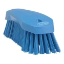 Vikan Multi-Purpose Hard Bristle Blue Hand Scrubbing Brush, 36 mm Bristle Length, Polyester Bristle Material 38903