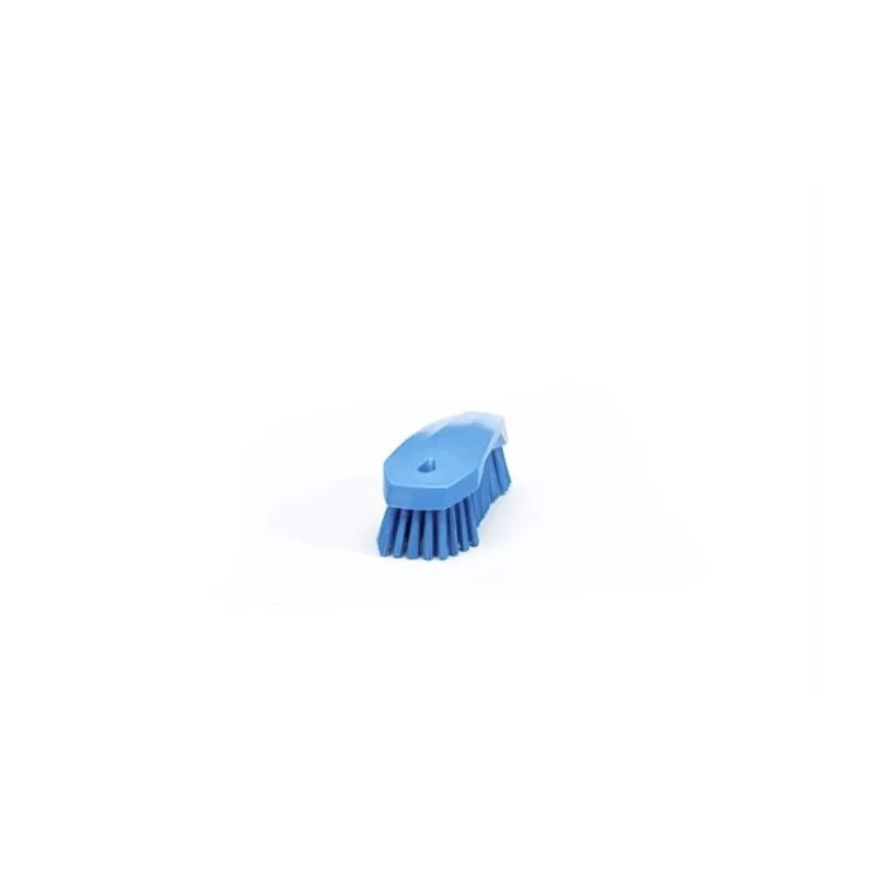 Vikan Multi-Purpose Hard Bristle Blue Hand Scrubbing Brush, 36 mm Bristle Length, Polyester Bristle Material 38903
