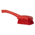 Vikan Hard Bristle Red Scrubbing Brush, 36 mm Bristle Length, Polyester Bristle Material 41924