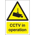RS PRO Polypropylene CCTV Sign, English, 210 mm x 148 mm 181-2220