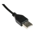 RS PRO IC Socket USB Cable Male USB Type A to Male USB Type A USB 2.0 Black 3 m 182-8484