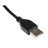 RS PRO IC Socket USB Cable Male USB Type A to Male USB Type A USB 2.0 Black 3 m 182-8484