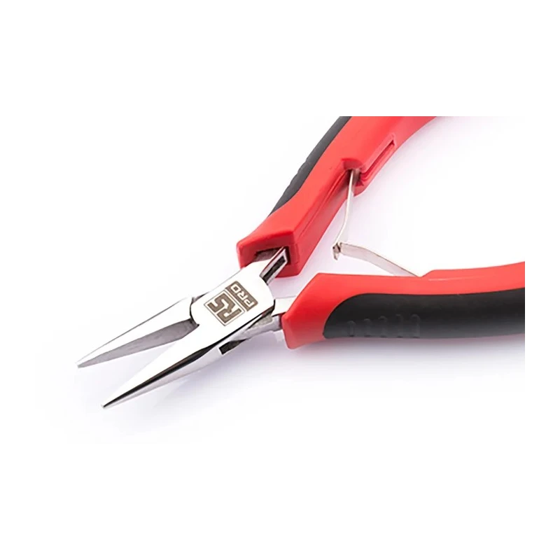 RS PRO Long Nose Plier Serrated 130mm Overall Length 25mm Jaw Stainless Steel MicroMax Softgrip Handles 182-9797