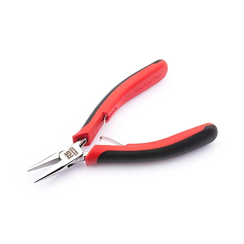RS PRO Long Nose Plier Serrated 130mm Overall Length 25mm Jaw Stainless Steel MicroMax Softgrip Handles 182-9797