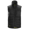 Snickers Black Water Resistant Work Waistcoat Bodywarmer, Size L, Polyester / Polyamide 45120404006