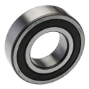 FAG Self-Aligning 2 Row Ball Bearing 40 mm ID 80 mm OD 23 mm Race Width Sealed Plastic Cage Steel Balls 2208-2RS-TVH