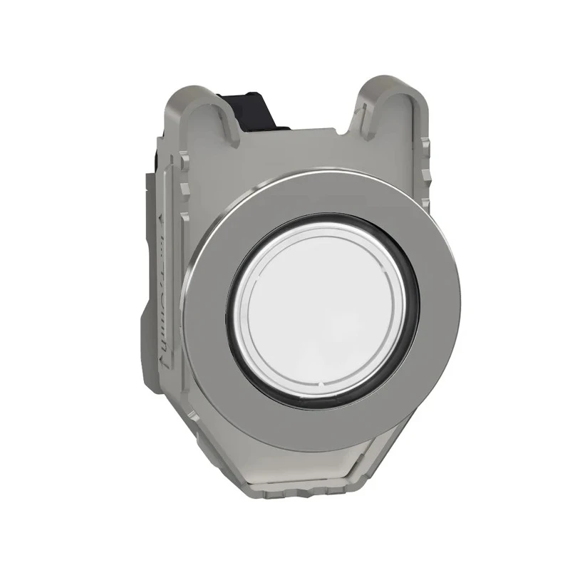 Schneider Electric Flush White LED Pilot Light Harmony Series, 264V AC, 14mA, 30 mm Cutout, IP69 IP67 IP66, Round XB4FVM1