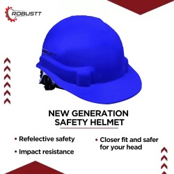 Buy Robustt X Shree JEE Safety Helmet Ratchet Blue (Pack Of 10)