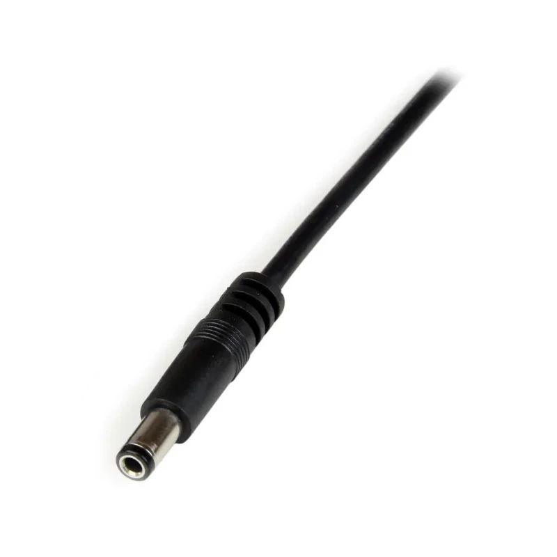 StarTech.com USB 2.0 Male USB 2.0 Type A to Male Barrel Power Cable Black PVC Jacket 1 m USB2TYPEN1M
