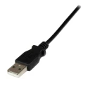 StarTech.com USB 2.0 Male USB 2.0 Type A to Male Barrel Power Cable Black PVC Jacket 1 m USB2TYPEN1M