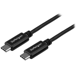 StarTech.com USB 2.0 Male USB Type-C to Male USB Type-C Cable, 1 m, Black USB2CC1M