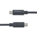 StarTech.com USB 2.0 Male USB Type-C to Male USB Type-C Cable, 1 m, Black USB2CC1M