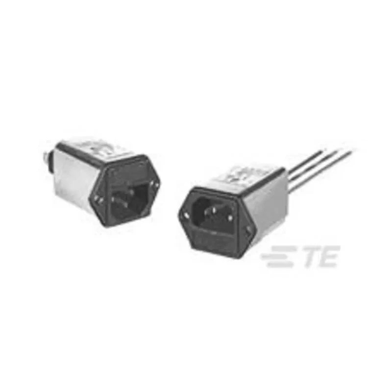 TE Connectivity IEC Filter 250V AC 6A Flange Mount Vertical Orientation Faston Termination 6EGG1-2
