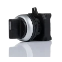 RS PRO 3 Position Selector Switch Head, 22 mm Cutout, Black Handle, IP65 188-1152