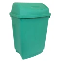 RS PRO 50L Green Flip Plastic Waste Bin 50 Litres Capacity, Flip Lid, 600mm Height 178-7698
