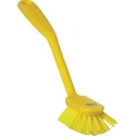 Vikan Yellow Scrubbing Brush, Polyester Bristle Material, 23mm Bristle Length 42376