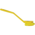 Vikan Yellow Scrubbing Brush, Polyester Bristle Material, 23mm Bristle Length 42376