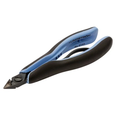 Lindstrom Ultra Flush ESD Safe Cable Cutter 135.5mm Length 10mm Jaw Width Thermoplastic Grip RX 8145