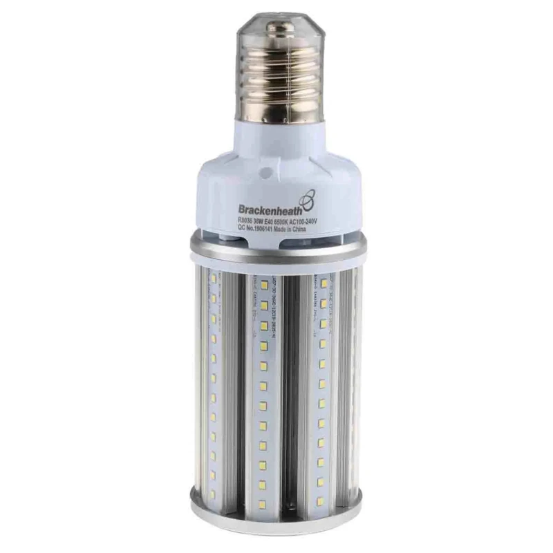 RS PRO 36W E40 LED Corn Lamp 6500K White Cluster Shape 360° Lighting 198mm Length 87mm Diameter 184-6993