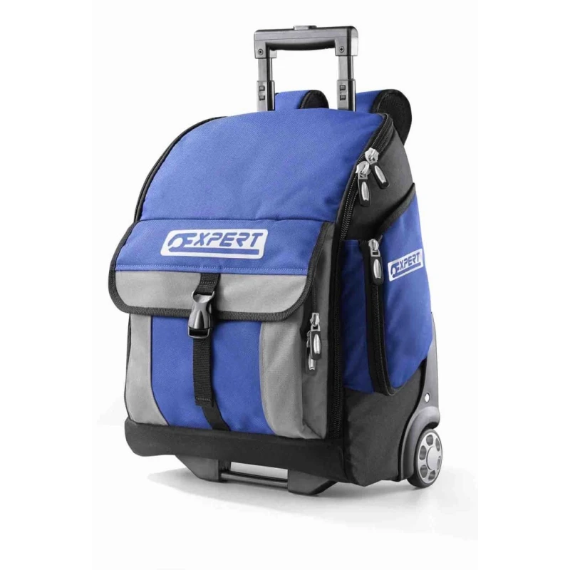 Expert by Facom Fabric Wheeled Tool Bag with Shoulder Strap 338 mm x 218 mm x 470 mm E010602
