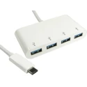 RS PRO 4 Port USB 3.1 USB Hub, USB Powered, 150 mm Cable Length 192-4707