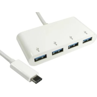 RS PRO 4 Port USB 3.1 USB Hub, USB Powered, 150 mm Cable Length 192-4707