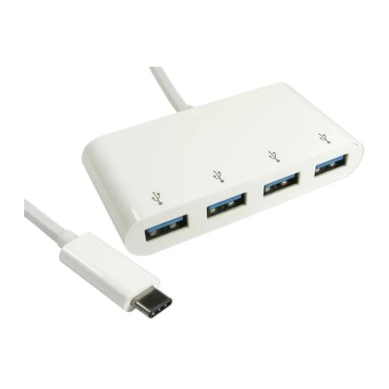 RS PRO 4 Port USB 3.1 USB Hub, USB Powered, 150 mm Cable Length 192-4707