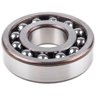 FAG Self-Aligning 2 Row Ball Bearing 25 mm ID 62 mm OD 17 mm Race Width Polyamide Cage Steel Balls 1305-TVH-C3