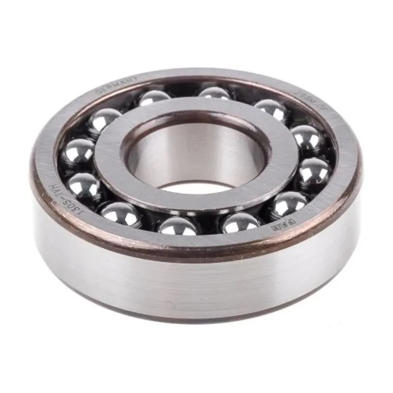 FAG Self-Aligning 2 Row Ball Bearing 25 mm ID 62 mm OD 17 mm Race Width Polyamide Cage Steel Balls 1305-TVH-C3