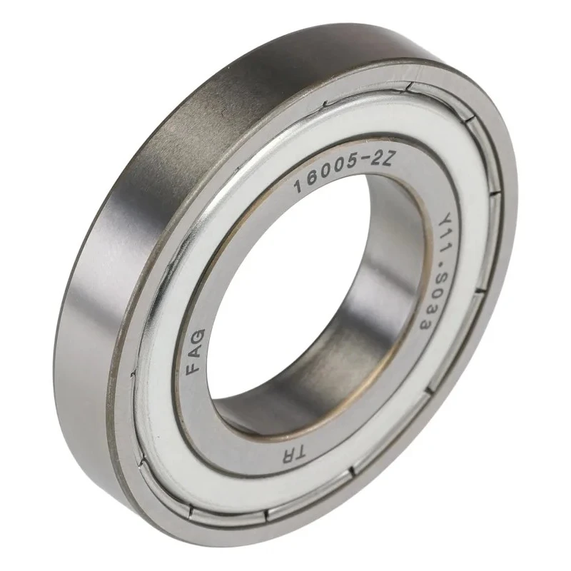 FAG Single Row Deep Groove Ball Bearing 25 mm ID, 47 mm OD, Shielded Cage Steel 16005-A-2Z