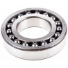 FAG 50 mm ID 2 Row Self-Aligning Ball Bearing, Polyamide Cage, Steel Balls, Open End 1210-K-TVH-C3