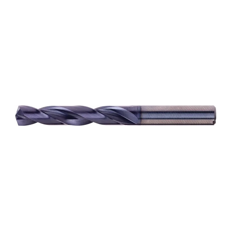 Dormer Solid Carbide Drill Bit, 10 mm Size, 103 mm Overall Length, Cylindrical Shank with TiAlN Finish R46310.0
