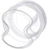 Siemens Clear Silicone Protection Push Button Cap 22mm Diameter 3SU1900-0DD70-0AA0